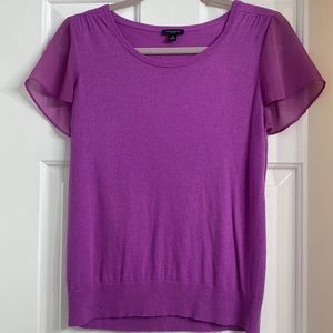 Ann Taylor Purple sweater top. Size small.